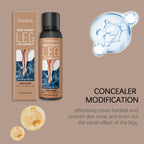 100 ml Bein Make-up Lang anhaltendes wasserfestes Anti-Transfer-Concealer Verdunkelungs-Spray Gleichmäßiger Hautton Weizenbräune Bräunungs-Spray