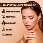 Körperselbstbräunungscreme Strand Solarium Outdoor-Sonnenschutz Schneller Bräuner Gesichtsbronzer Bräunungsbeschleuniger-Creme