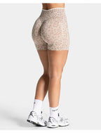 Schnelltrocknende, nahtlose Yoga-Shorts für Damen, hohe Taille, Po-liftend, Bauchkontrolle, Lauf- und Fitnesshose