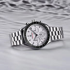 Neue PAGANI DESIGN Moon Men Uhr Retro-Luxus-Quarzuhren für Herren Edelstahl Sport wasserdicht Chronograph Herren+Mit BOX