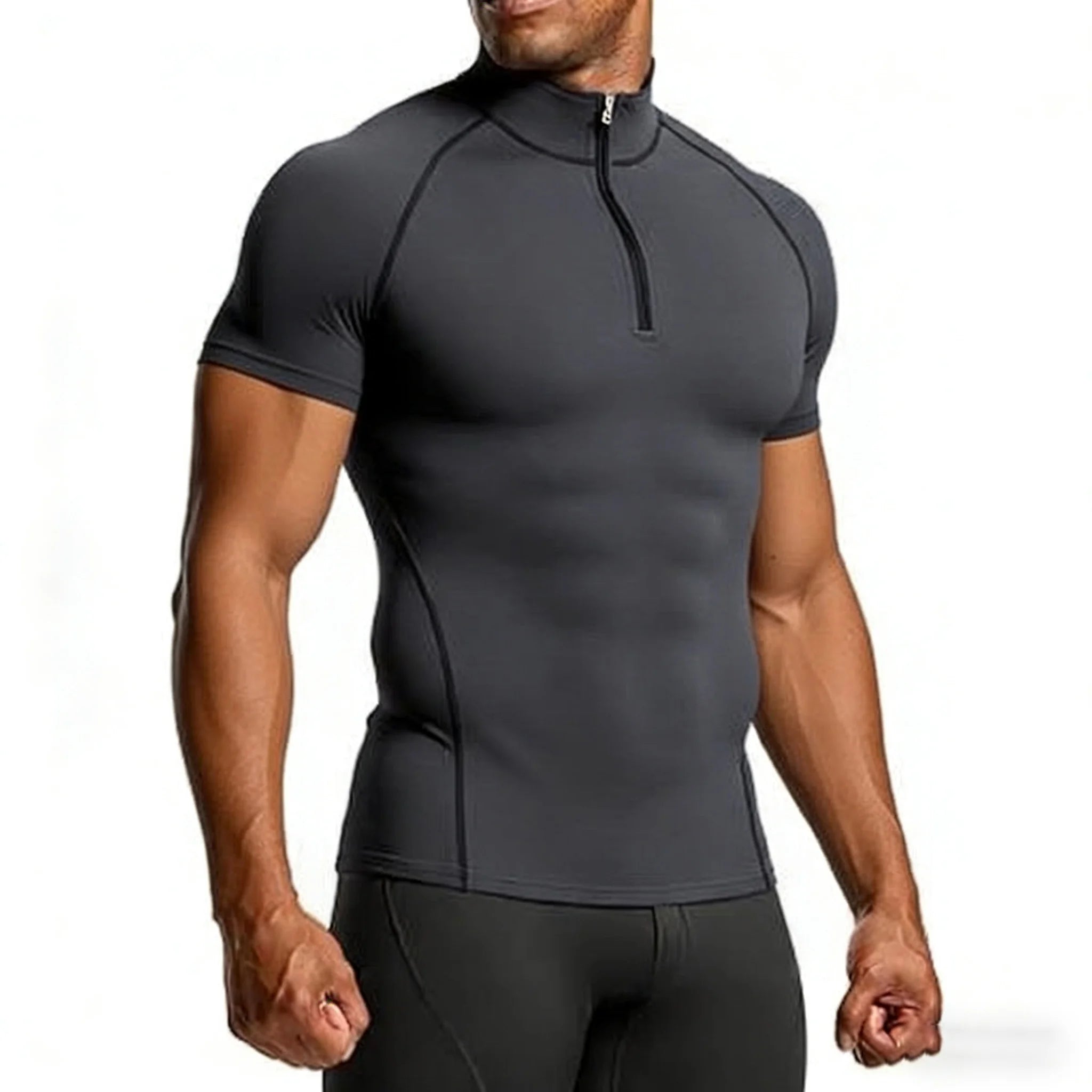 Kompressions-T-Shirt Herren Sommer Sportbekleidung Homme Tops T-Shirt Training Sportkleidung Gym Fitness Trikot Tights Running T-Shirt Herren