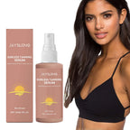 Kräuter-Selbstbräunungs-Essenz-Spray, bräunungsloses Bräunen, Verbesserung des Haut-Melanins, flüssiger Bronzer, natürlicher Bräuner für Körper und Gesicht, nährend