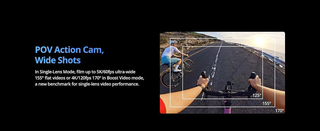 DJI Osmo 360 Standard Bundle 360-Kamera mit 1 Zoll ° Bildgebung ° Video in 8K Nativ ° Foto in 120 MP DJI Osmo 360