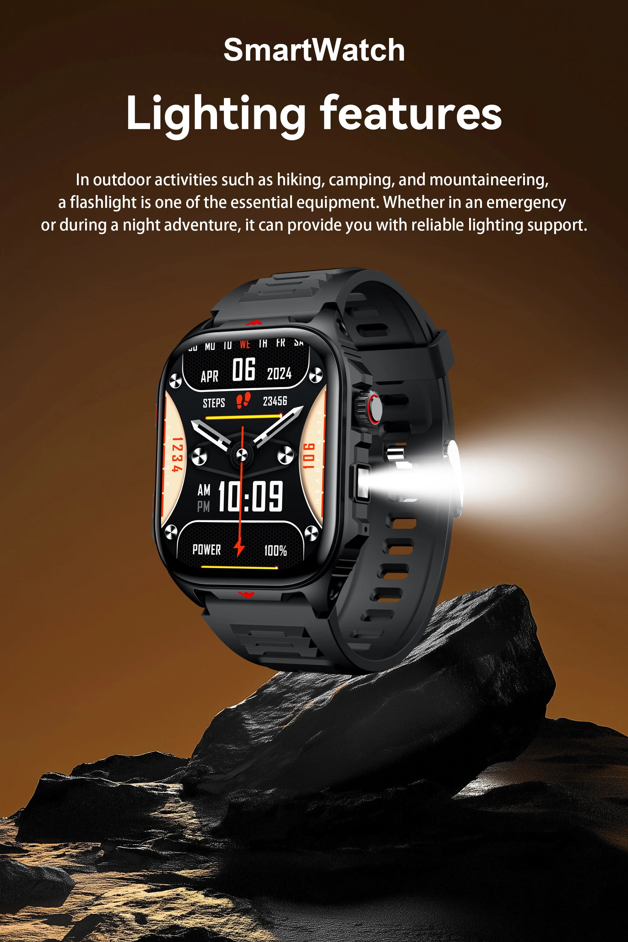 Elektronische Smartwatch BT-Anruf Herzfrequenzmesser Smartwatch Fitness Tracker Wasserdichte Sportuhren für Männer Frauen Android 2026