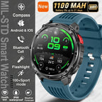 2026 Neue T-Rex 3 Ultra 1100mAh Smartwatch 5ATM Wasserdicht Outdoor Sport GPS Track Herzfrequenz Kompass Bluetooth Anruf Smartwatch