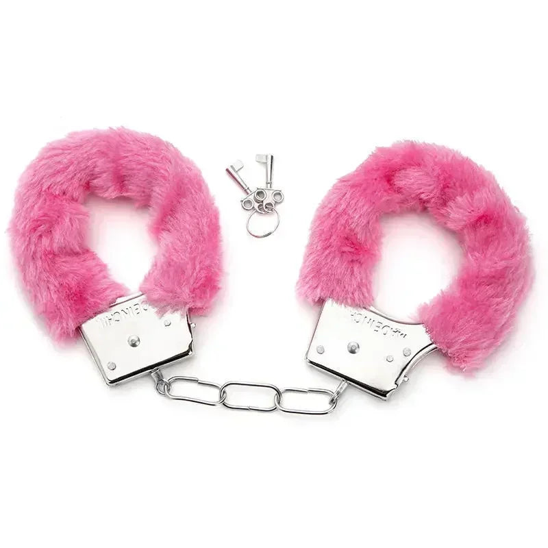 BDSM Handfesseln Sex Hände Bindespielzeug Einstellbare Metall Plüsch Handschellen Fesseln Fetisch Sklave Paare Erwachsenenspiel Produkte