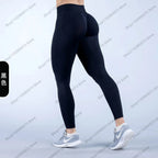 Damen High Waist Nahtlose Yoga Leggings Bauchkontrolle Po-Lifting Workout Hose Weiche Athletic Leggings für Fitnessstudio Fitness Laufen