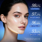 10er-Pack Vitamin B5 Tuchmaske 25ml - Feuchtigkeitsspendend & Beruhigend, Tiefenwirksame Feuchtigkeitspflege für strahlende Haut, Zieht schnell ein