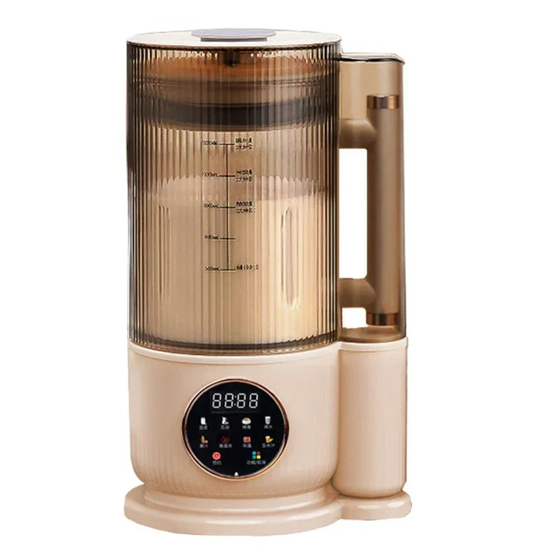 1500ML Sojamilchmaschine Elektrischer Entsafter Mixer Sojabohnenmilchbereiter Wandbrechmaschine Reispastenbereiter Frühstücksmaschine