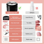 UR SUGAR 3tlg. Künstliche Nägel Set mit 420Stk. matten Soft Gel Tips Solid Glue Gel Entferner Schnelles Nagelverlängerungs-Kit Nagelpflege Starter-Set
