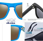 Okuma polarisierte Sonnenbrillen UV400 für Herren und Damen Outdoor-Jagd, Angeln, Autofahren, Radfahren, Sonnenbrillen, optionale Box