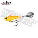 WALK FISH 7g 11g 15g 21g Spinnerbait Metall VIB Angelköder rotierender Schwanz Vibration Pailletten Japan Wobbler Trollingköder Pesca