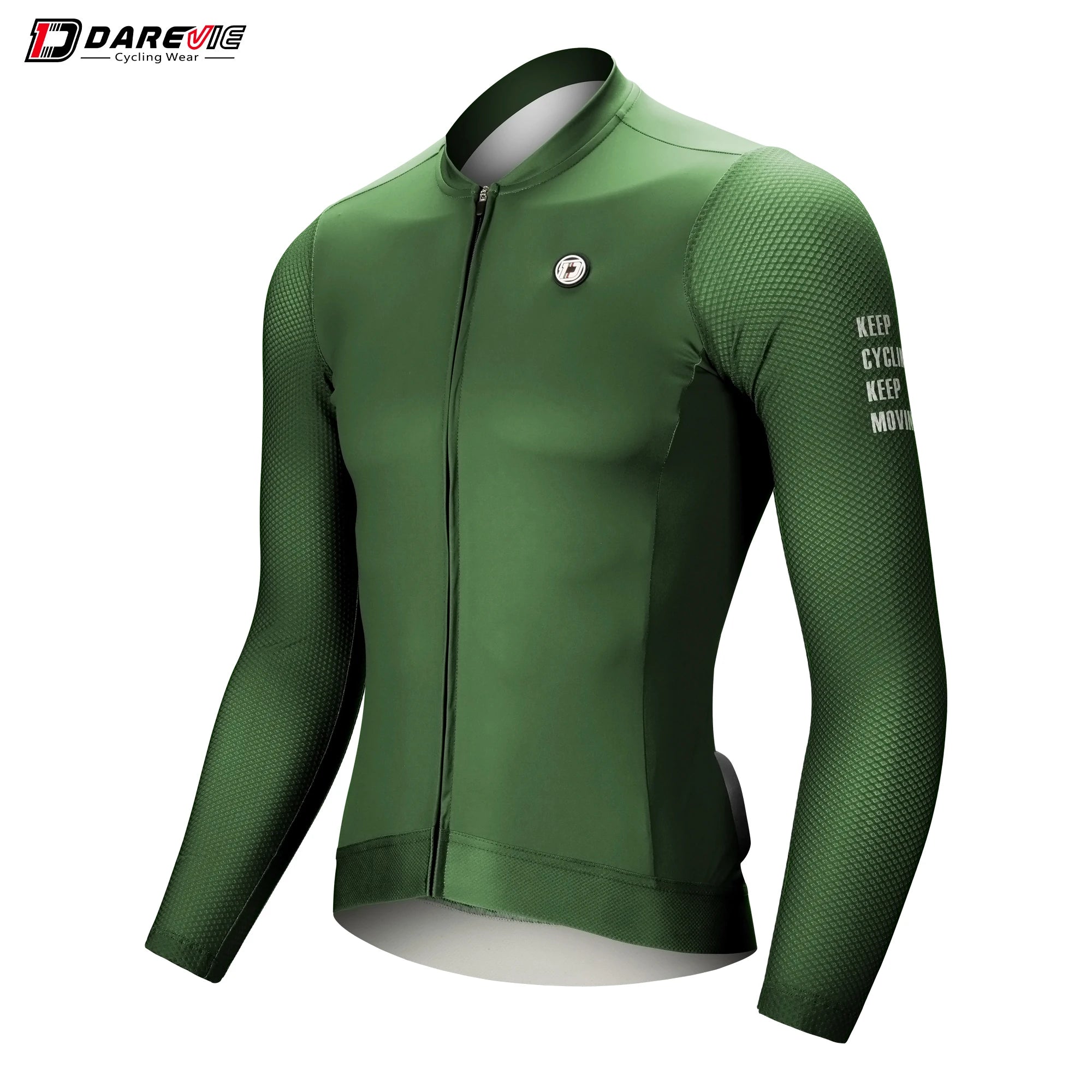 DAREVIE Radtrikot Kleine Größe SPF 50+ Trainingsniveau Herren Damen Langarm Radtrikot Atmungsaktives Herren Radtrikot