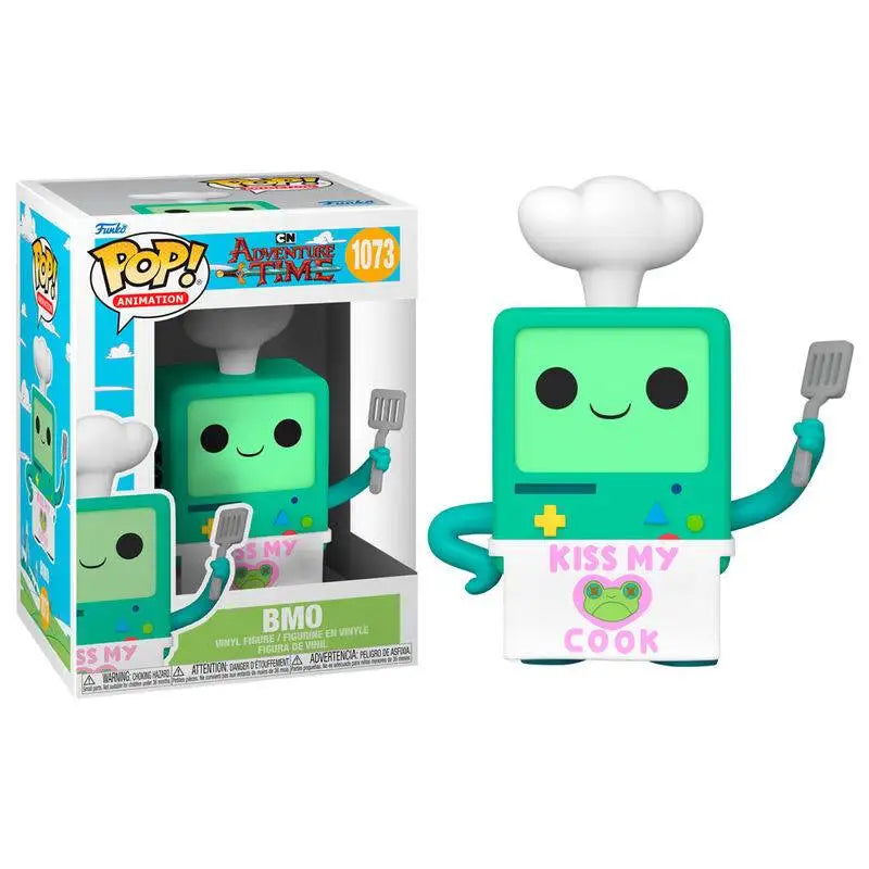 Funko POP! Adventure Time Actionfigur BMO Kiss my Cook 9 cm