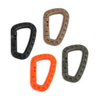 1/2/3/4/6pcs Taktischer Karabiner Karabinerhaken Karabiner Clip Kunststoff Kadett Wandern Camping