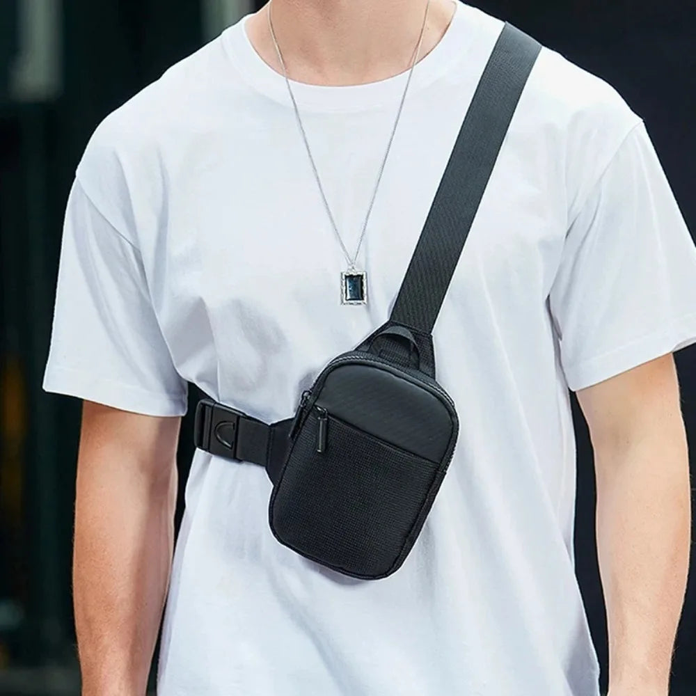 Mini Chest Bag for Men Women Casual Sling Shoulder Crossbody Pack Nylon Waterproof for Outdoor Running Cycling Travel Phone 2026 Hauptbild