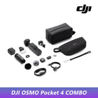 【2026 NEU】DJI Osmo Pocket 4 Taschengimbal Vlog-Kamera 1″ CMOS & 4K/240fps 3-Achsen-Stabilisierung 2× verlustfreier Zoom 107 GB interner Speicher 2" drehbarer Bildschirm Videokamera für Fotografie Neu Original