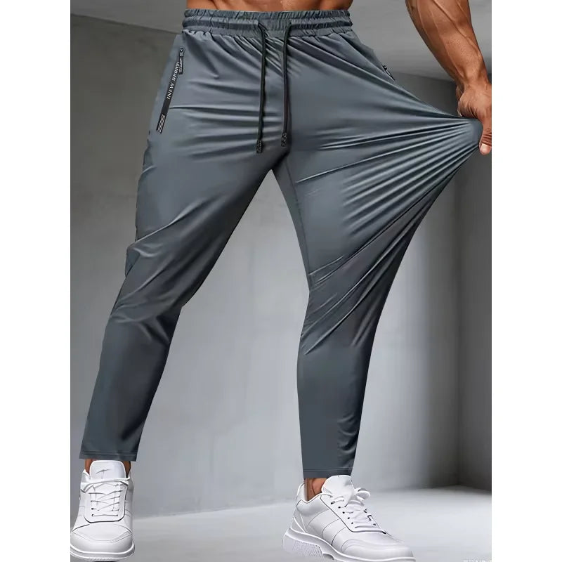 Herren Fitnesshose Reißverschlusstaschen Stretch Sporthose Laufhose Alltagshose Freizeithose Jogger Herren Fußball Angeln Geschenk Gym Hauptbild