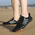 Unisex-Schnelltrocknende Wasserschuhe Herren Damen Bunte Strand-Schwimm-Surf-Wasserschuhe Paar Barfuß-Upstream-Sneaker