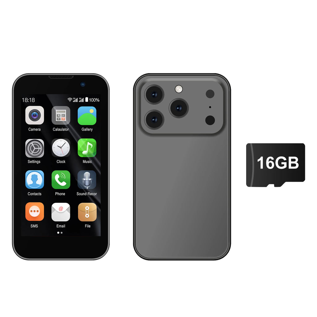 SERVO 17SE MINI 3G winziges Smartphone Android System Play Store 2GB+16GB WhatsApp GPS WiFi Dual-SIM 3.0" kleines intelligentes Handy