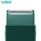VGR Rasierer Wiederaufladbarer Elektrischer Rasierer Professioneller Bartschneider Reisehaarschneider Hin- und Herschneidemaschine für Herren V-376
