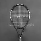 Hochwertiger Tennisschläger aus Carbon-Aluminiumlegierung, besaitet, für Erwachsene, 4-1/4 Zoll Griffstärke, inklusive Schlägertasche, für Herren und Damen