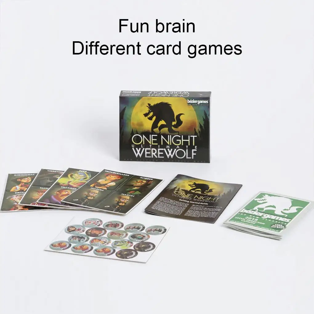 Brettspiele One Night Ultimate Werewolf Spielkarte Daybreak Vampir Alien Bonusrollen Party Zuhause Spielkarten Papierspielkarte
