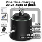 Neuer tragbarer Mixer 600ML Elektrischer Entsafter Fruchtmixer 4000mAh USB wiederaufladbarer Smoothie Mini Mixer Persönlicher Entsafter farbenfroh