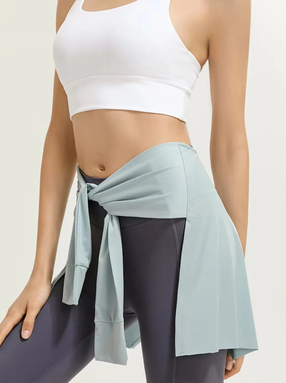 Fitness-Rock, Hüftabdeckung, Workout-Fitness-Bekleidung, Tanz-Ballett-Röcke für Damen, Sport-Yoga-Kleid, kurzer Oberschenkel-Abdeckungsrock
