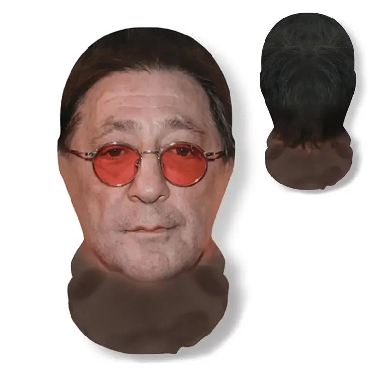 3D Full Face Mask Elastic Mesh Balaclava Headcovers Funny Cosplay Internet Celebrity Style Props for Party Holiday Dress Up