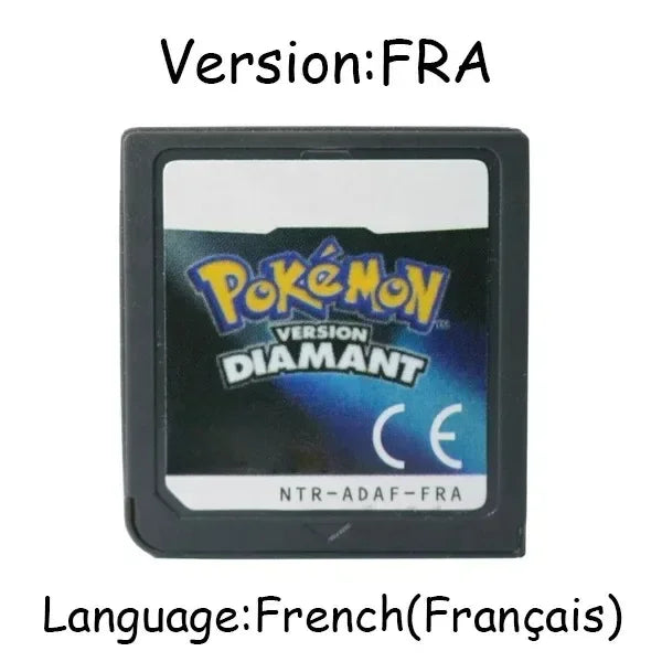 Pokemon Serie DS Spielmodul Videospielkonsole Karte HeartGold SoulSilver Diamond Platinum Pearl Mehrsprachig für NDS 3DS
