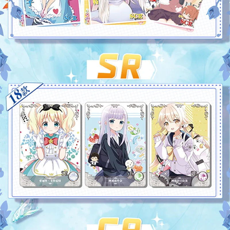 New Goddess Story Card Fufeng Kapitel Bunte Blitzkarte Anime-Charakter-Sammelkartenspiele Spielzeug Kindergeschenke
