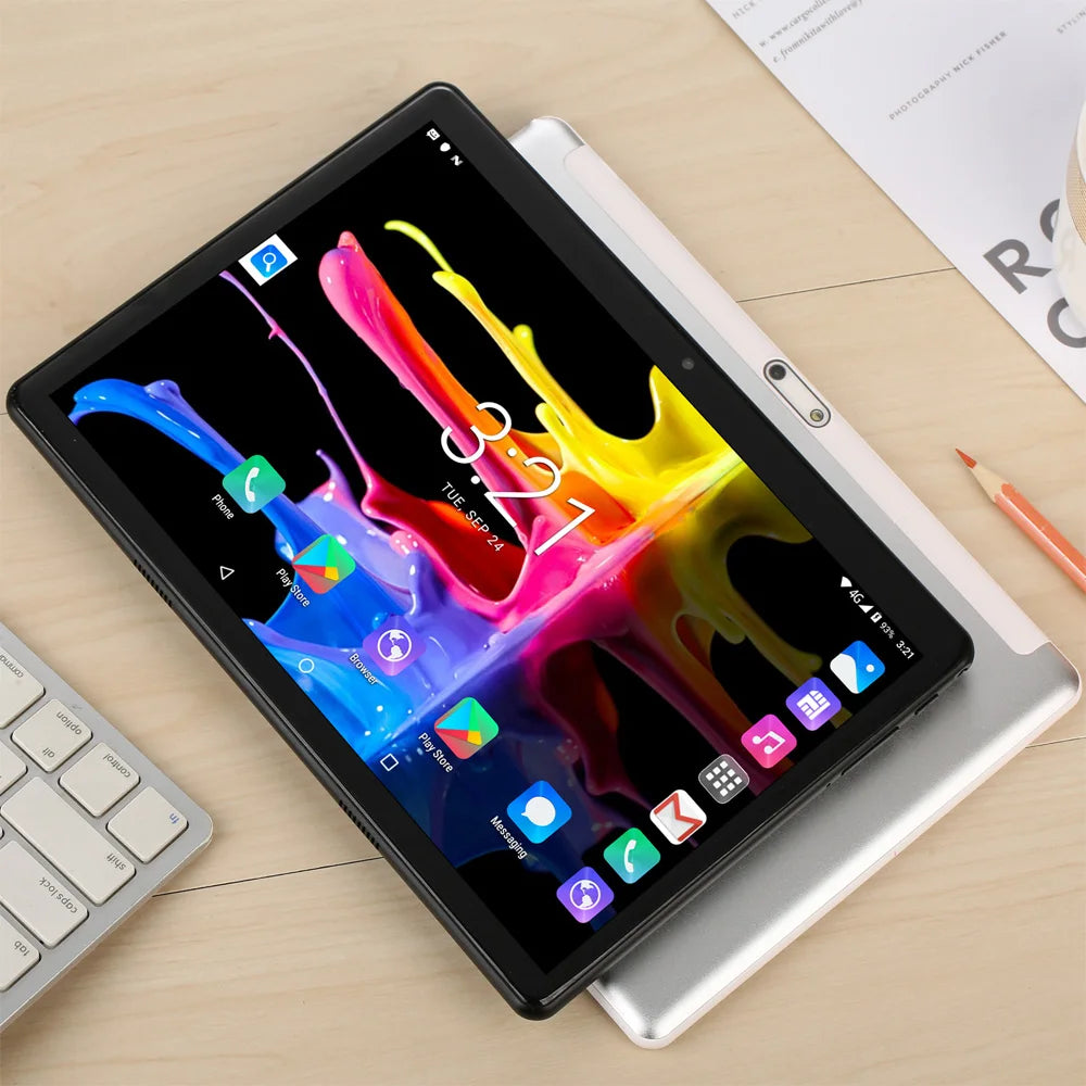 BDF Hot Sales Neue 10,1 Zoll Tablets Octa Core 4GB RAM 64GB ROM Dual SIM Karten 3G Telefonanruf WiFi Bluetooth Google Play Tablet PC