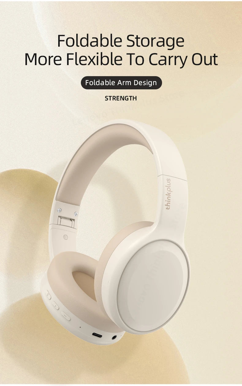 Choice Lenovo th30 kabellose Kopfhörer Bluetooth-Ohrhörer 5.0 faltbares Headset Sportkopfhörer Gaming Fone Bluetooth-Ohrhörer