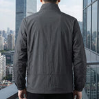 Herren Stehkragenjacke Frühling Atmungsaktiv Leicht Anti-Falten Windjacke Outdoor Sport Freizeit Schnelltrocknende Arbeitsjacken