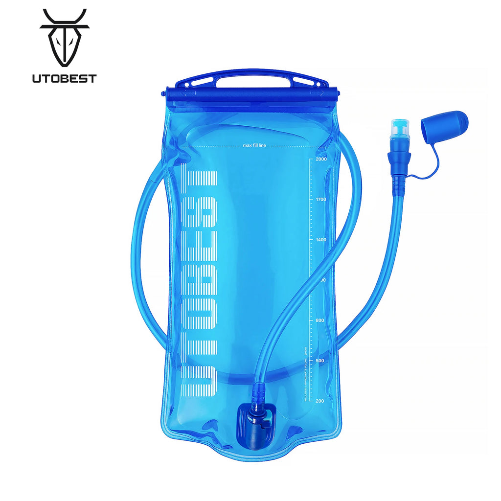 UTOBEST 1L/1.5L/2L/3L Trinkblase Wasserreservoir Trinkbeutel BPA-frei zum Laufen Radfahren Wandern