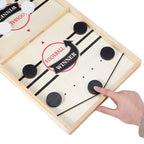 Tischfußball-Gewinner-Spiele Tischhockey-Spiel Katapult-Schach Eltern-Kind-interaktives Spielzeug Schnelles Schleuder-Puck-Brettspielzeug für Kinder