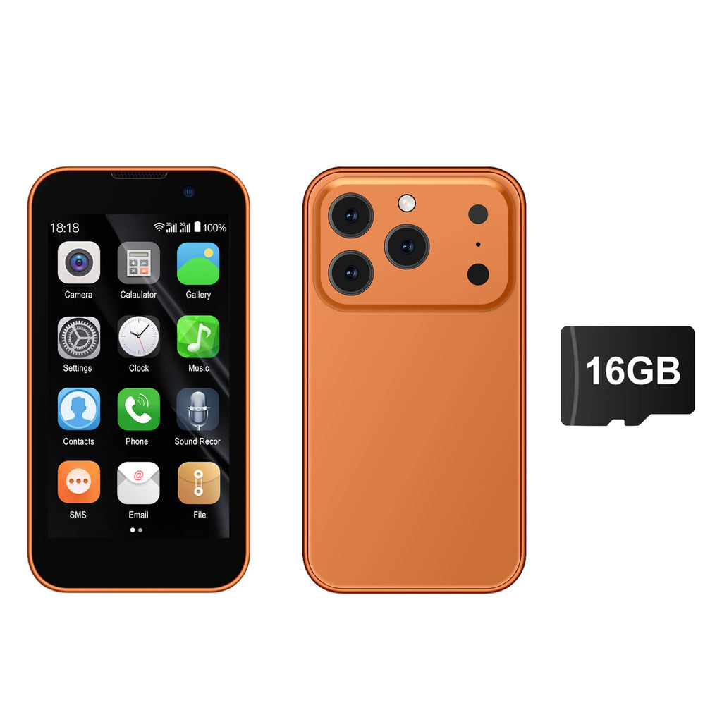 SERVO 17SE MINI 3G winziges Smartphone Android System Play Store 2GB+16GB WhatsApp GPS WiFi Dual-SIM 3.0" kleines intelligentes Handy