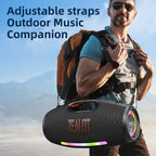 ZEALOT-S89 250W Wasserdichter tragbarer Bluetooth-Lautsprecher, kabelloser Outdoor-Boombox-SubwooferDreifach passive Radiatoren-Tiefer Bass