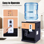 220V Heiß-Kaltwasserspender mit Top-Loading, für 3.5L/5L/10L/18.9L Flaschen, Tischgerät für Schreibtische, Couchtische