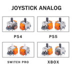 2/10 Stück Ersatz-TMR-Effekt-Joystick 3D-Analogstick für DualSense PS5 PS4 Controller für Xbox Series X/S Reparaturteile