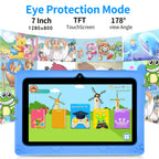 Neue globale Android Version 7 Zoll Tablets Quad Core 4GB+64GB ROM 5G WiFi Google Kids Tablets Tragbare kindersichere Schutzhülle