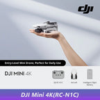 DJI Mini 4K Drohne Kamera 249g 3-Achsen Gimbal Stabilisierung 10km Videoübertragung Auto Rückkehr Widerstand Lange Akkulaufzeit Original C0