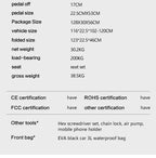 BOYUEDA Q7PRO Elektroroller 3200W Doppelmotor 52V19AH Faltbar 10 Zoll Reifen 70KM/H Höchstgeschwindigkeit 70KM Reichweite mit Sitz