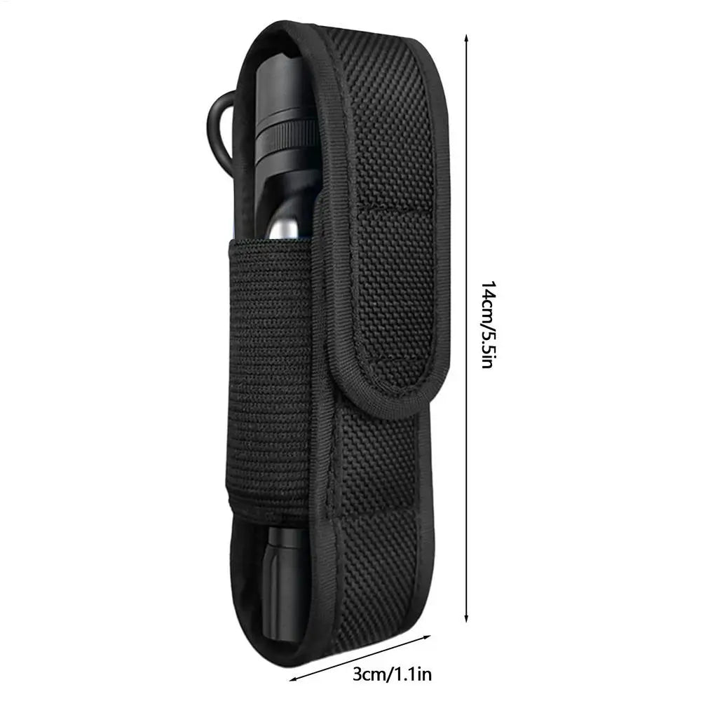 Taschenlampen-Hülle Taschenlampen-Etui LED-Taschenlampen-Hülle LED-Taschenlampen-Nylonschutzhülle für Jagd Camping Outdoor Wandern