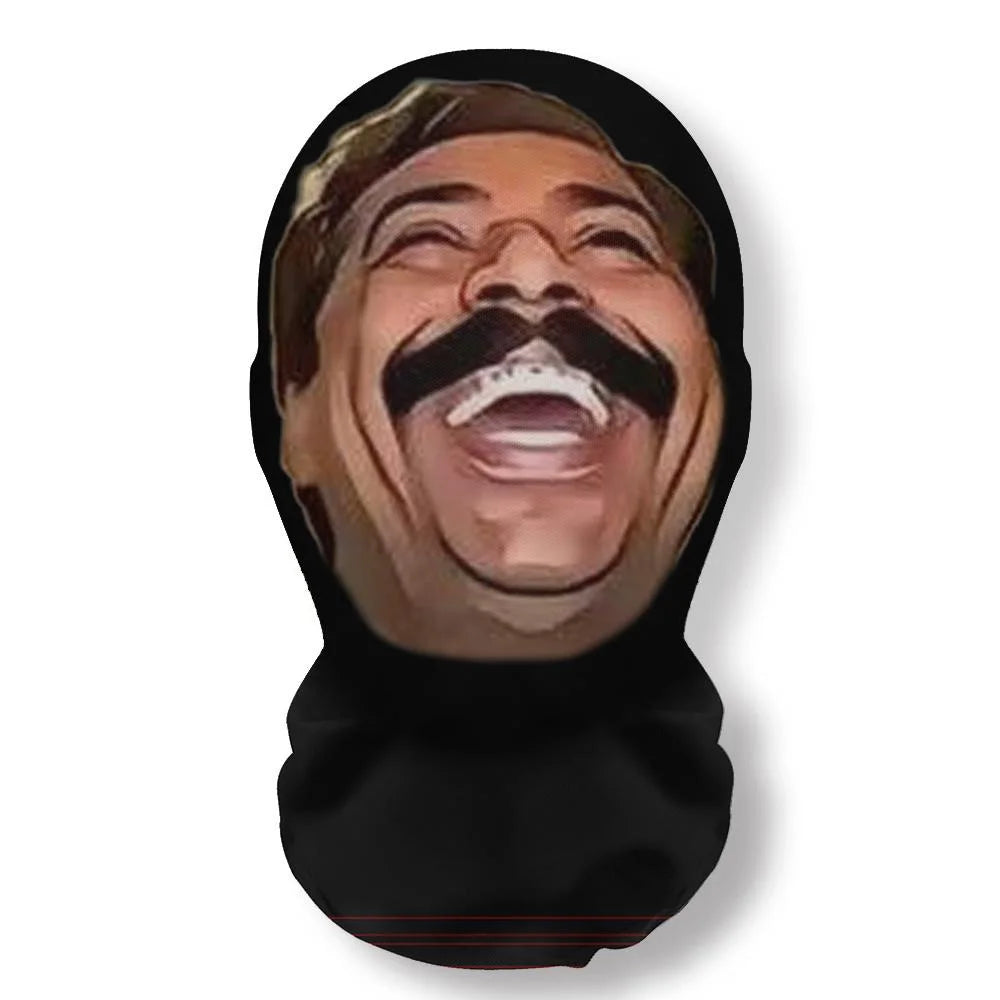 Lustiger indischer Gesichtsausdruck Parodie Abstrakt Humorvolle Maske Neuheit Live-Streaming Outdoor-Requisite Cosplay Kostümzubehör