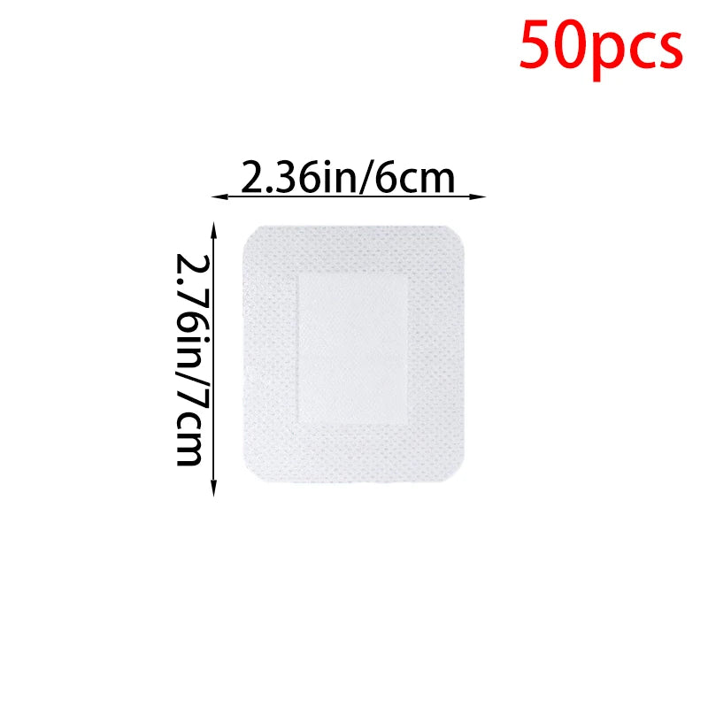 12/25/50Pcs Large Size Hypoallergenic Non-woven Wound Dressing Band Aid Bandage 6*7 10*10 10*15 10*25cm
