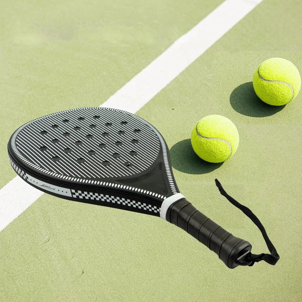 Neueste Tennisschläger 2026 | Padelschläger, aus ultraleichtem Kohlefasermaterial, mit starker Elastizität und guter Qualität