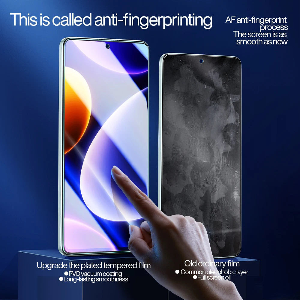 SmartDevil 2 Stück Displayschutzfolie für Xiaomi POCO F8 Ultra F7 X7 Pro F6 F5 Pro Gehärtetes Glas für POCO M4 Pro 5G HD Anti-Blaulicht