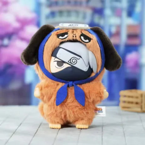 *Auf Lager  Naruto Itachi Sasuke Kakashi Gaara Serie Blind Box Trendiges Spielzeug Figur Plüsch Anhänger Sammlung Weihnachtsgeschenk